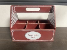 Porta Olio,sale, pepe, aceto In Legno