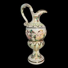 Brocca Vaso Anfora Cherubini Putti Capodimonte Bernini
