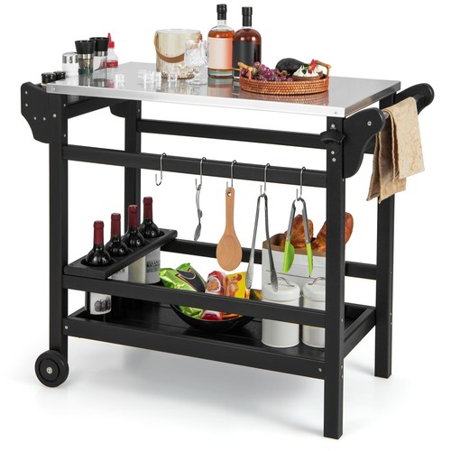 Costway carrello barbecue - costway, da