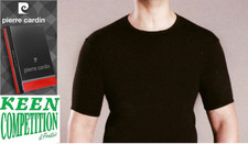 pierre cardin 3 T-SHIRT UOMO GIROCOLLO MAGLIE INTERNE MEZZA MANICA 100% COTONE