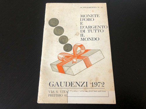 Gaudenzi bologna 1972 monete - gaudenzi, 1972-monete