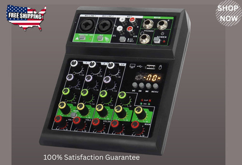 Mixer audio plastica - in, 4-ch
