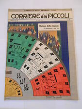 rivista a fumetti-CORRIERE dei PICCOLI n.17/1963-copertina gioco-+ inserto