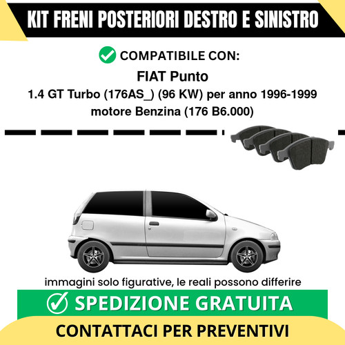 Pastiglie freno posteriori - pastiglie,