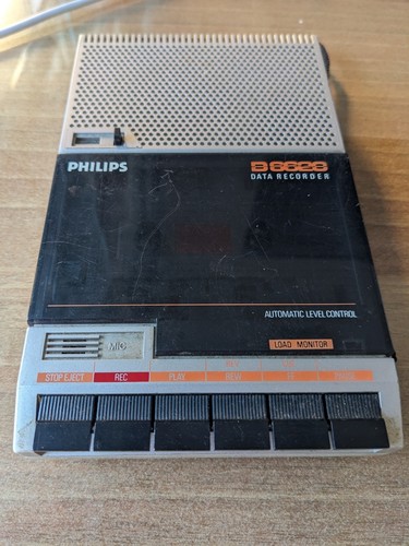 Philips data recorder cassette - recorder,