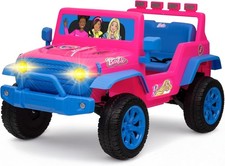 Barbie 12V Kids Ride-On Jeep