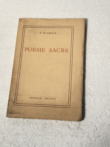 Poesie sacre lella - sacre, o.