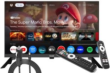 GRAETZ TV SMART 24" LED HD GOOGLE NETFLIX DAZN 220 E 12 VOLT CAMPER BARCA