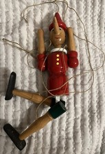 Burattino Pinocchio in legno
