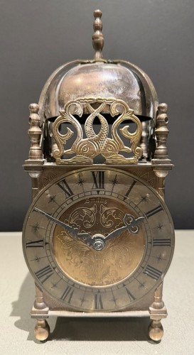 Smiths brass lantern - lantern, mantel