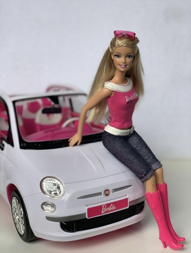 Fiat 500 barbie white - fiat,