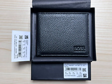 Portafoglio uomo Hugo Boss Bardio porta carte di credito colore nero confezione regalo bifold