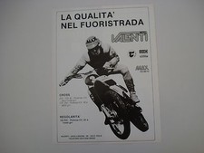 advertising Pubblicità 1981 MOTO VALENTI CR 125 250 CROSS /125 REGOLARITA'