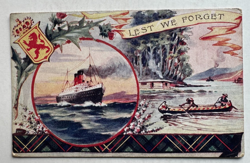 Cartolina epoca nave regno - d'epoca,