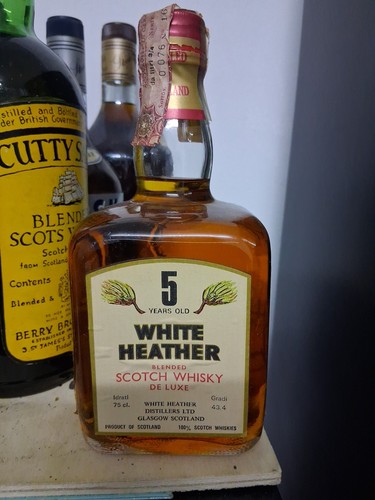 White heather years scotch - 5,