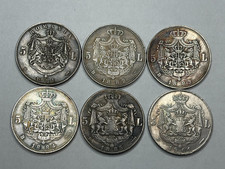 6 MONETE ROMANIA 5 LEI