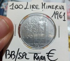 100 LIRE 1961 BB/SPL circolata