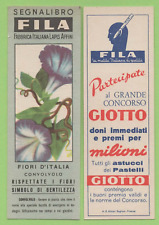 SEGNALIBRO FILA SERIE FIORI D'ITALIA CONVOLVOLO GIOTTO ROSSO