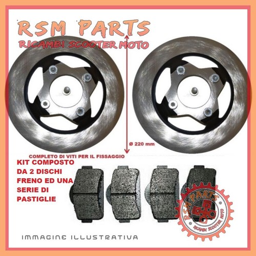 Kit brake discs - front, Ø