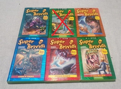 Lotto libri super brividi - super, in