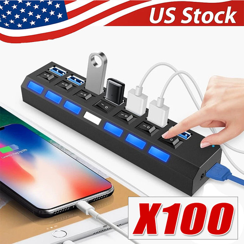 Hub usb porte interruttore - hub,