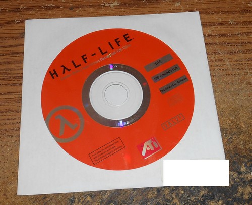 Rom half life - cd-rom, pc