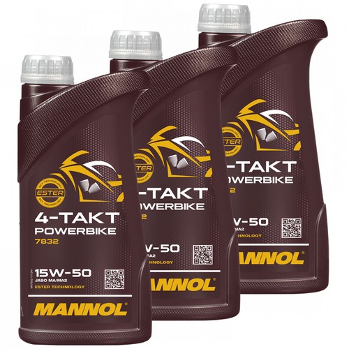 Litro olio motore mannol - 3x, 1