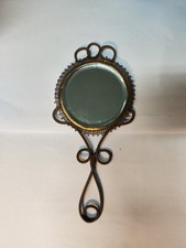 Antico specchio a mano da
