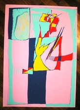 Wladimiro Tulli Macerata serigrafia originale anni 70 firmata tiratura 2/85