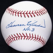 Harmon Killebrew NO. 3 Signed Official Major League Baseball JSA COA #CB09166