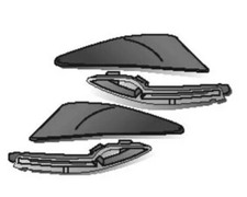 Ventilations frontales casque