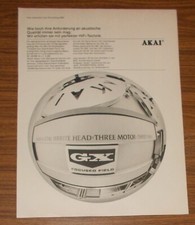 Rara Pubblicità Vintage AKAI