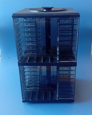 Carosello porta musicassette Anni '80 a 2 Piani per cassette audio