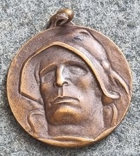 MEDAGLIA REGNO ASSOCIAZIONE NAZIONALE ALPINI  XII ADUNATA ANA GENOVA 1929 ALPINO
