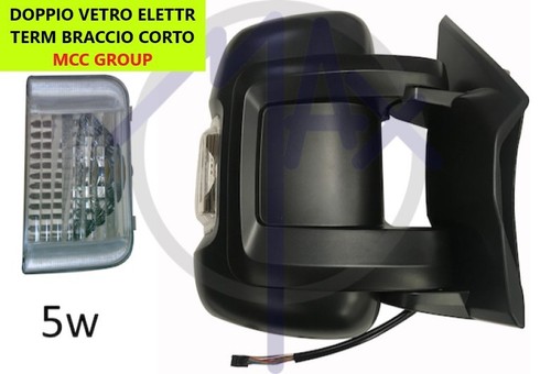 Specchio retrovisore elettrico - specchio,