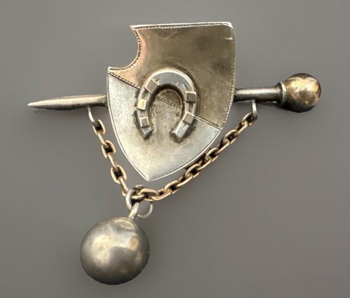 Spilla vittoriana argento - in,