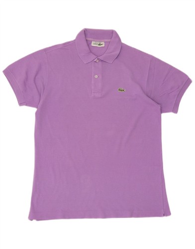 Polo uomo lacoste media viola - polo,