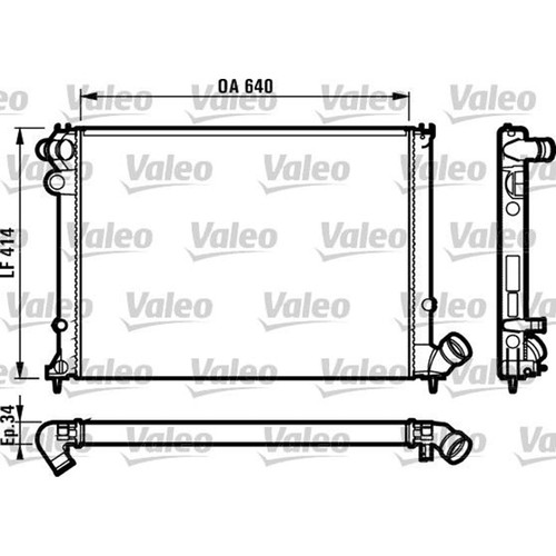 Valeo refrigeratore motore - refrigeratore,