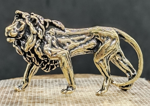 Scultura miniatura leone - scultura, di