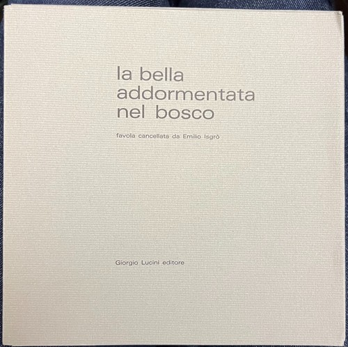 Isgrò emilio bella - emilio,