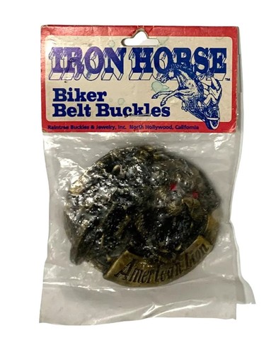 Fibbia cintura biker vintage