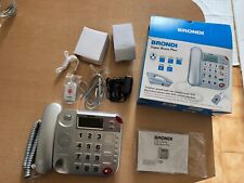 Telefono Fisso Brondi per Anziani Tasto Sos Soccorso Super Bravo Plus+ TELECOMAN