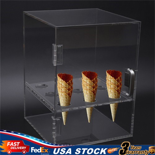 Acrylic ice cream - cream, holder