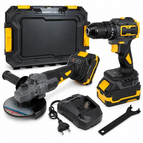 Kit trapano avvitatore con - avvitatore,