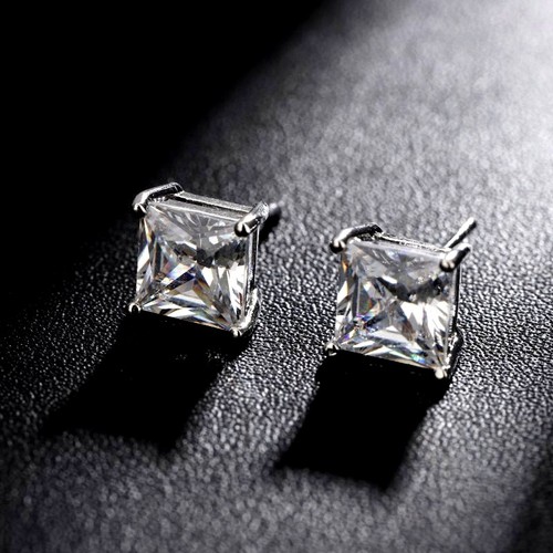 Orecchini con zircone aaa - orecchini,