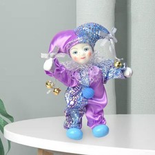 Bambola da clown in porcellana