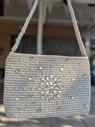 Borsa spalla fatta - a, mano