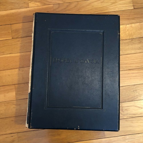 Libro antico epopea savoia - libro, di
