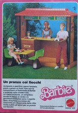 Pubblicità Italian Ritaglio 1983 BARBIE RISTORANTE fiocchi