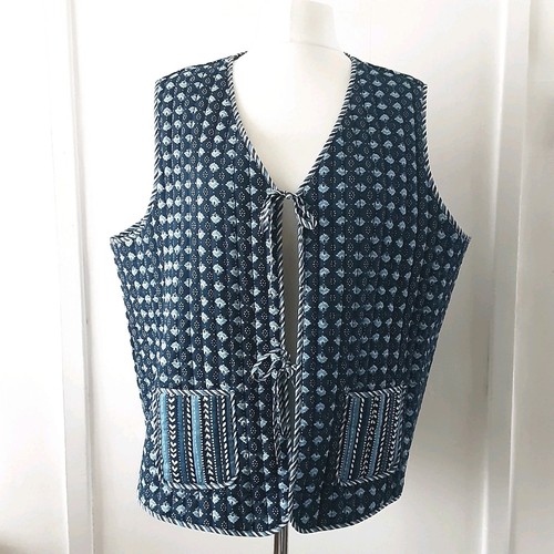 George cotone trapuntato gilet - cotone,